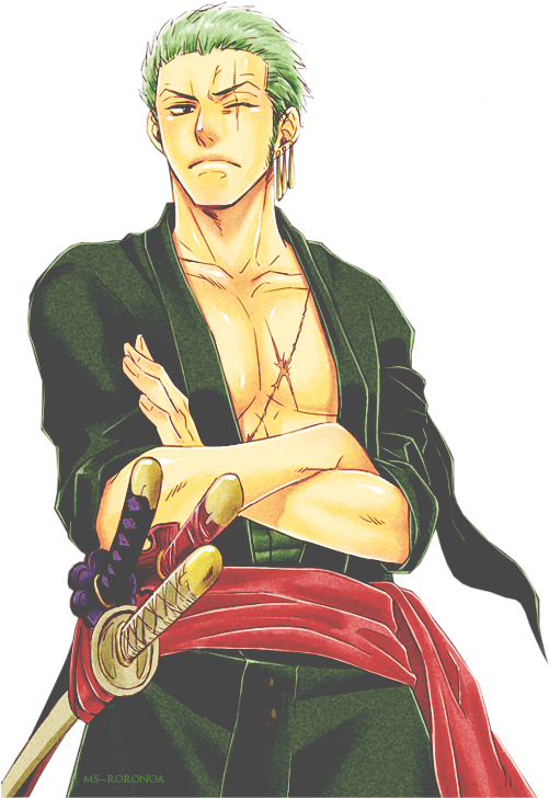 Download Zabuza - - Roronoa Zoro - Full Size PNG Image - PNGkit